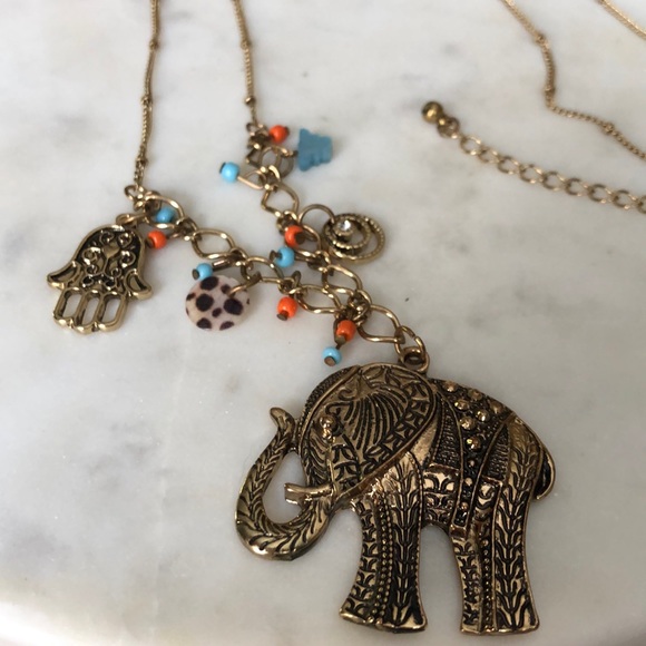 Jewelry - Elephant Charm Necklace